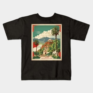San Sebastian del Oeste Jalisco Mexico Vintage Tourism Travel Kids T-Shirt